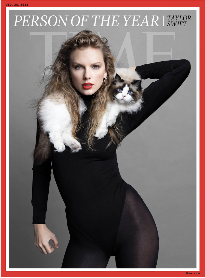 TIME photoshoot for Taylor Swift as “Person of the Year.” 

